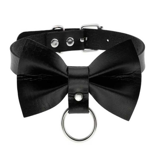 Sexy Choker with Black Bow Sado-maso