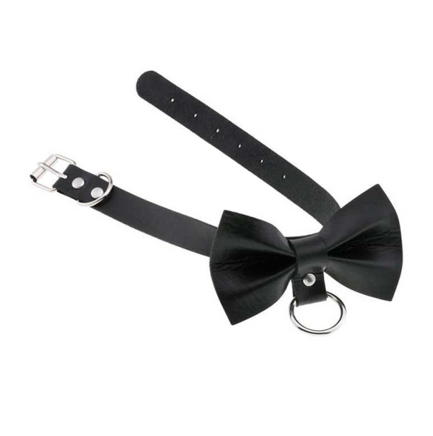 Sexy Choker with Black Bow Sado-maso