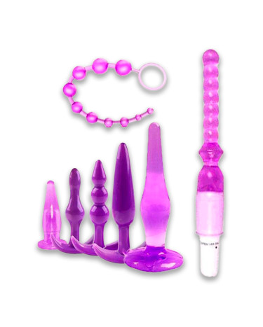 7 piece anal set purple