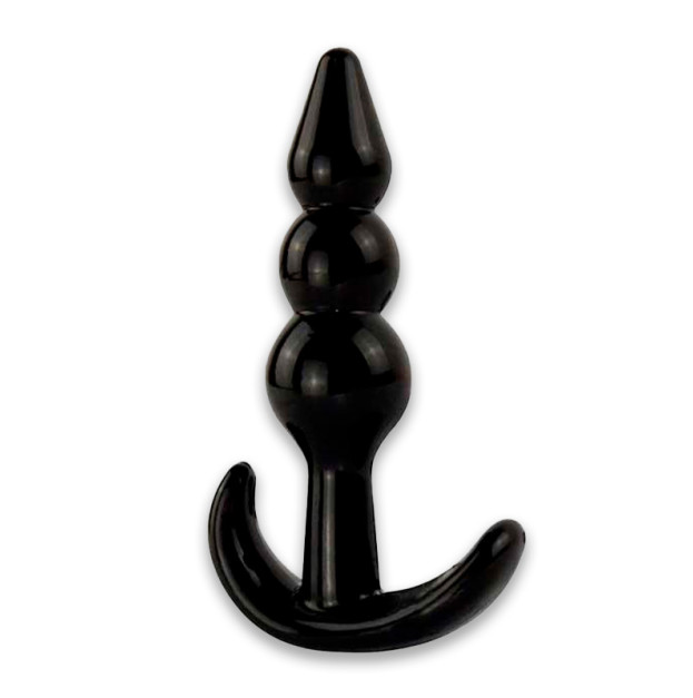 Silicone anal plug 2.2x11 black