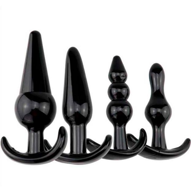 Silicone anal plug 2.2x11 black