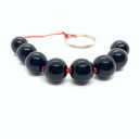 Black Tempered Glass Anal Necklace
