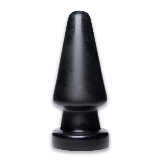 Big anal plug for fisting fetish on black suction cup