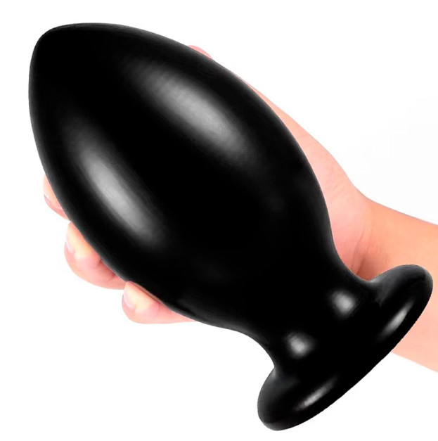 Big Anal Plug For Fisting Fetish On Suction Cup Huge Black