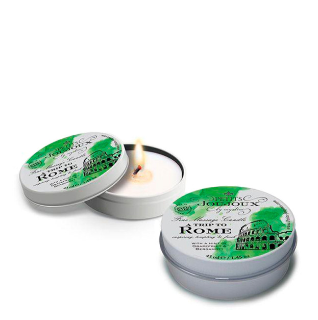 Свеча для массажа с афродизиаками Petits Joujoux - Rome - Grapefruit and Bergamott