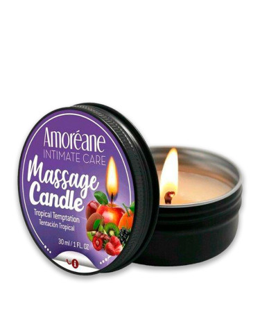 Свеча для массажа "Тропический соблазн" Amoreane Tropical Temptation
