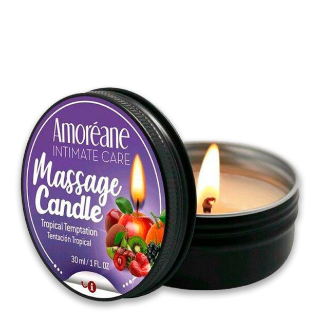Свеча для массажа "Тропический соблазн" Amoreane Tropical Temptation