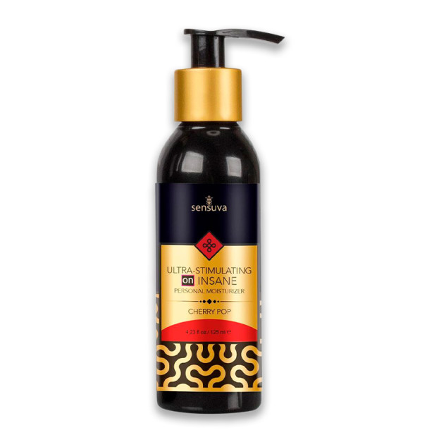 Sensuva Hybrid Lubricant - Ultra-Stimulating On Insane Cherry Pop 125ml