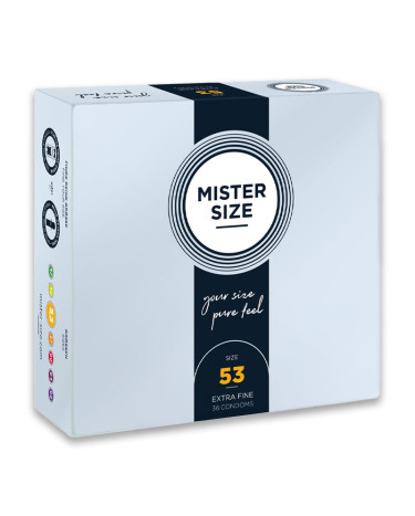 Condoms MISTER SIZE 53 36 pcs