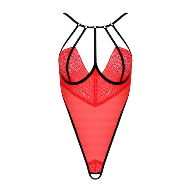 Боді з високим вирізом стегна AKITA BODY red XXL/XXXL