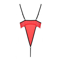 Боді з високим вирізом стегна AKITA BODY red XXL/XXXL