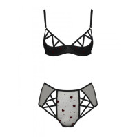 Еротичний комплект Passion LOVELIA BIKINI S/M Чорний