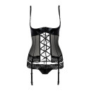 Корсет с открытой грудью NORTH CORSET черный