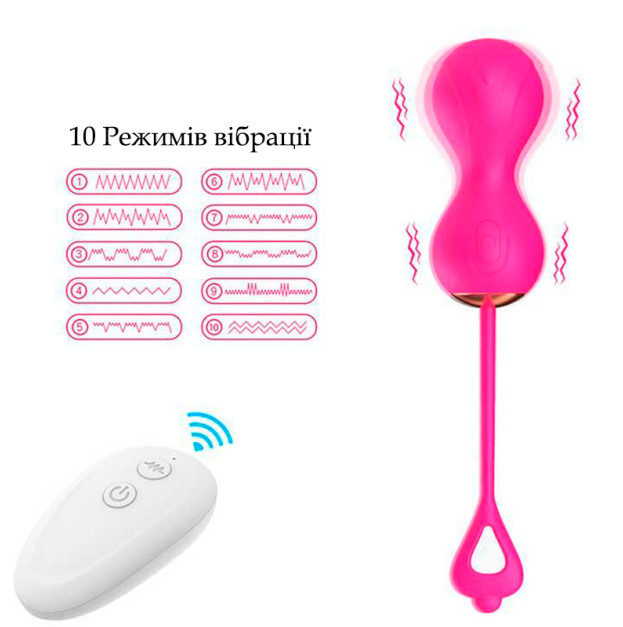 Pretty Love Willie Vaginal Balls with Vibration and Remote Control Pink