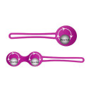 Set of silicone vaginal balls 3 pcs purple