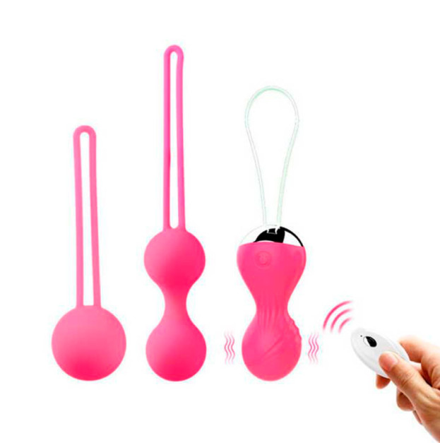 Rewolution Rewobeads Vibrating Vaginal Balls Set Pink