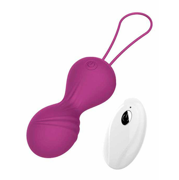 Rewolution Rewobeads Vibrating Vaginal Kegel Balls Purple