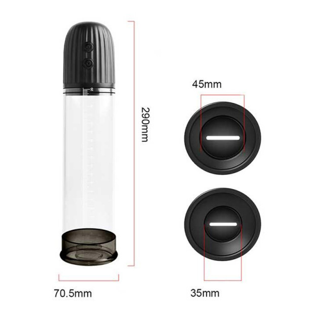 Автоматический вакуумный насос для пениса Rebel Automatic Pump