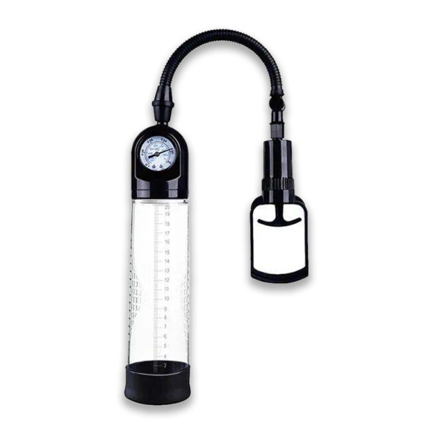 Men Powerup Vacuum Pump with Gauge and Hand Pump