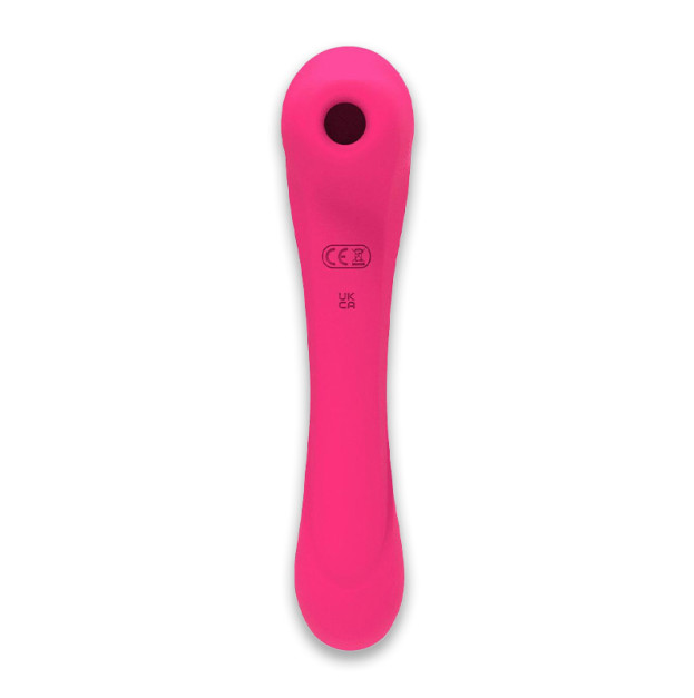 Вибратор и вакуумный клиторальный стимулятор Alive New Midnight Quiver Magenta Pink