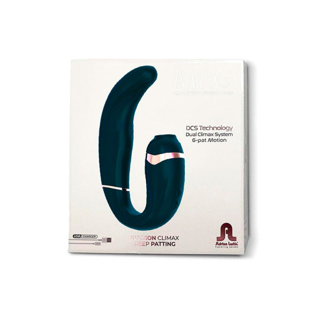 Adrien Lastic My G Teal Vacuum Clitoral Stimulation Vibrator