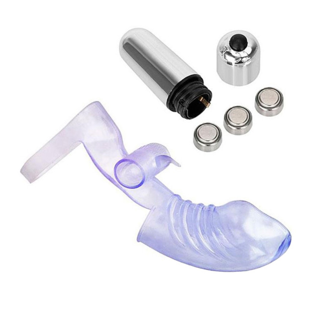 Vibrator on finger SexFinger gray