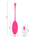 Vibrating egg with bristles purple