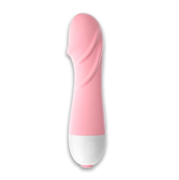 Vibrator massager for clitoris and G-spot light pink
