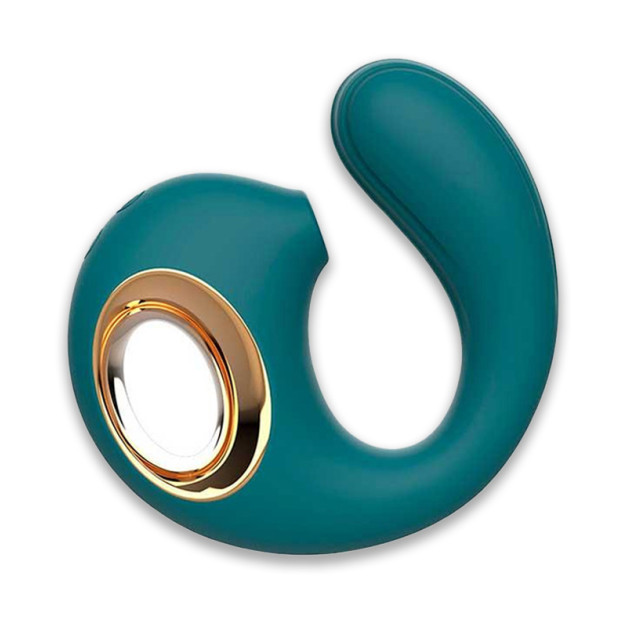 Clitoral Vacuum Vibrator Dolphine Licker Vibe Green