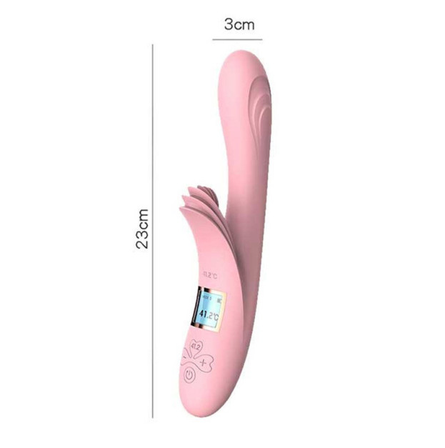Vibrator rabbit with heating LILO pink
