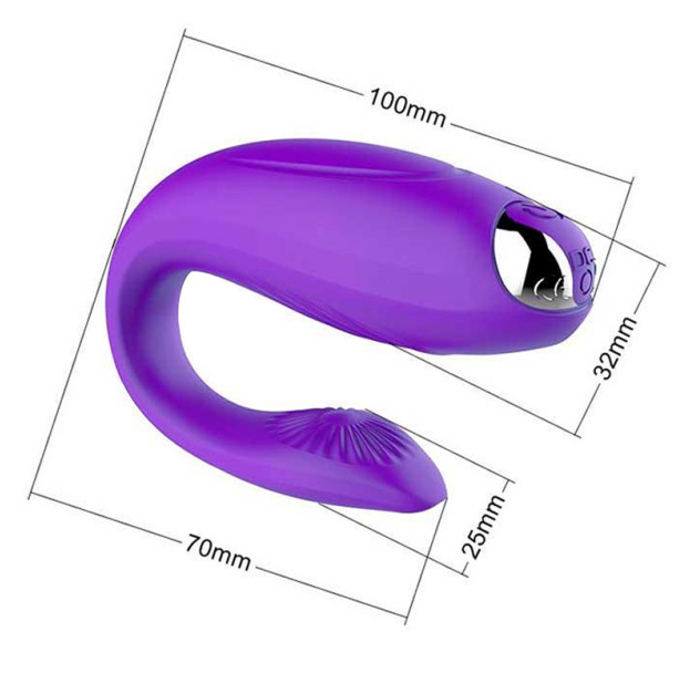 Vibrator for couples G-Sex purple