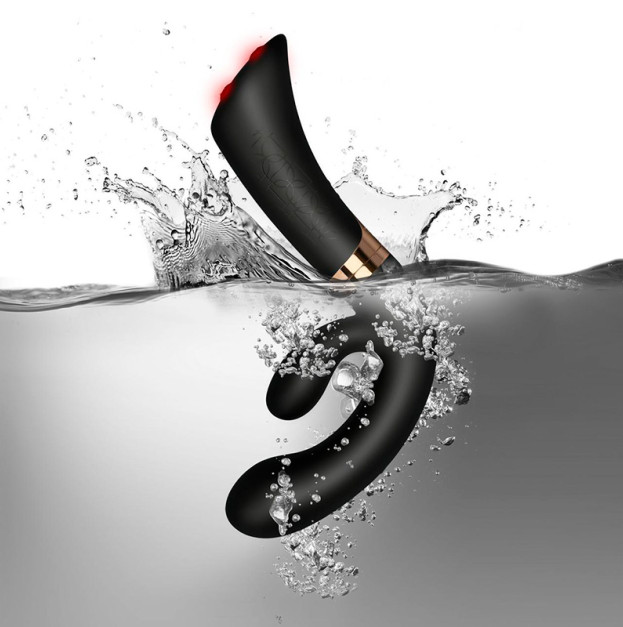 Double Vibrator Rocks Off Fuzion Enigma Black