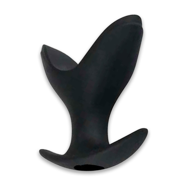 Анальная пробка расширитель с вибрацией Black Velvets L