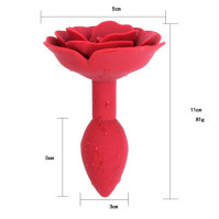 Анальна пробка SILICON ROSE 11x3 чорна