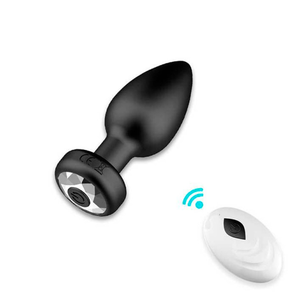 Анальная пробка Magic Motion Equinox USB с Д/У 9x3.5 черная