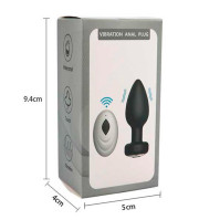 Анальная пробка Magic Motion Equinox USB с Д/У 9x3.5 черная