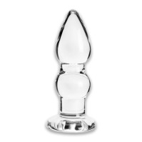 Anal glass plug in gift box