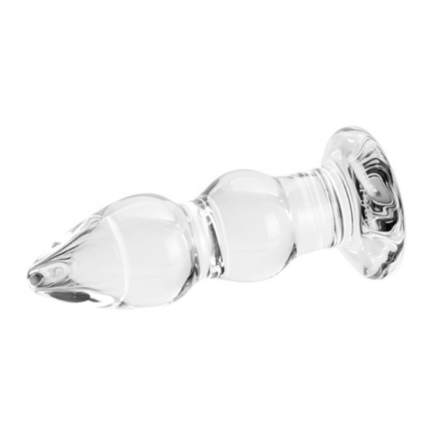 Anal glass plug in gift box