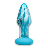 Стеклянная анальная пробка Gildo Ocean Curl Glass Butt plug