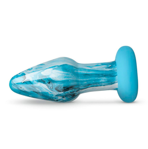 Стеклянная анальная пробка Gildo Ocean Curl Glass Butt plug