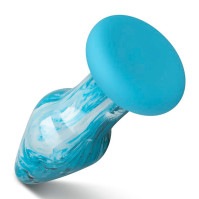 Стеклянная анальная пробка Gildo Ocean Curl Glass Butt plug
