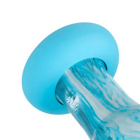 Стеклянная анальная пробка Gildo Ocean Curl Glass Butt plug