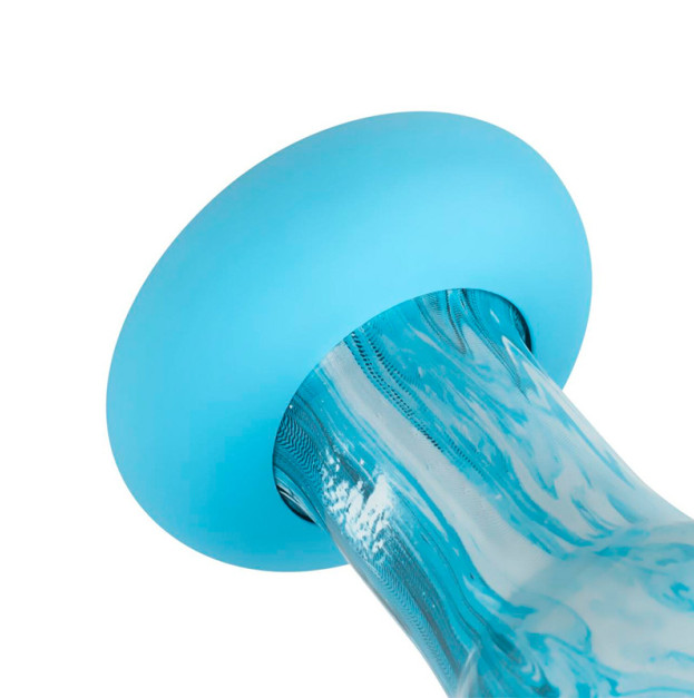 Стеклянная анальная пробка Gildo Ocean Curl Glass Butt plug