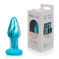 Стеклянная анальная пробка Gildo Ocean Curl Glass Butt plug