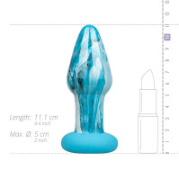 Стеклянная анальная пробка Gildo Ocean Curl Glass Butt plug