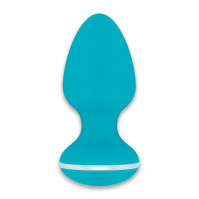 Анальная вибропробка Cala Azul Blanca Vibrating anal plug