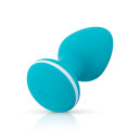 Анальна вібропробка Cala Azul Blanca Vibrating anal plug