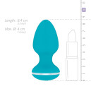 Анальна вібропробка Cala Azul Blanca Vibrating anal plug