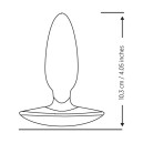 Анальна вібропробка Romp BASS зелена