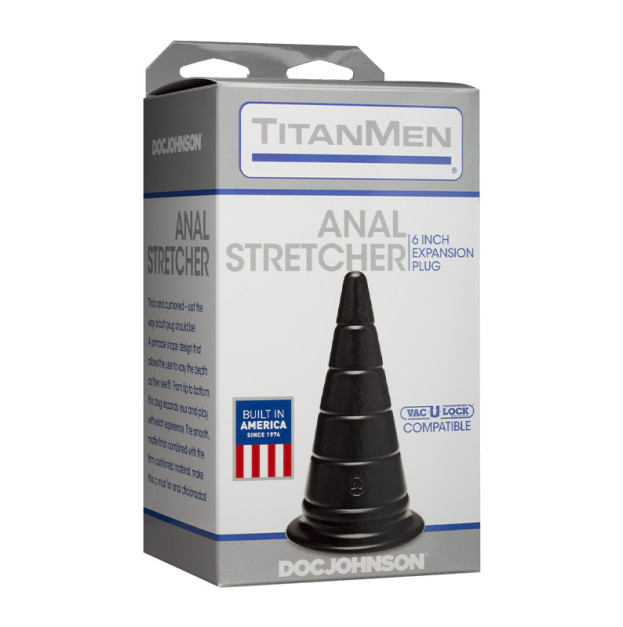 Анальний стимулятор для фістинга Doc Johnson TitanMen - Anal Stretcher 6 Inch Plug